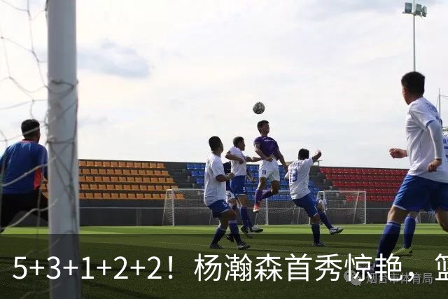 5+3+1+2+2！杨瀚森首秀惊艳，篮下轻巧吃饼，命中三分后全队起立